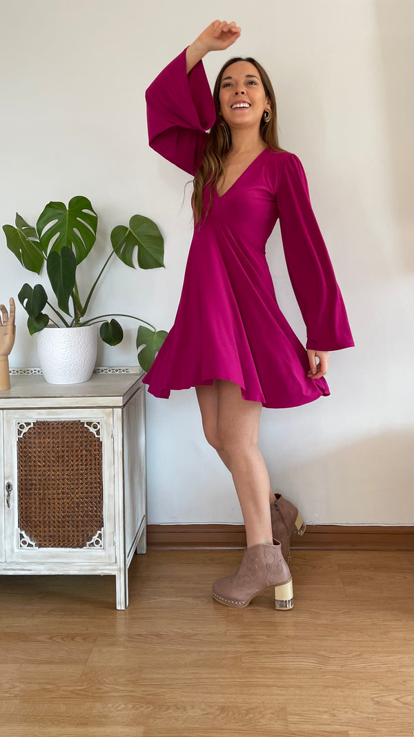 Vestido BERNAT magenta