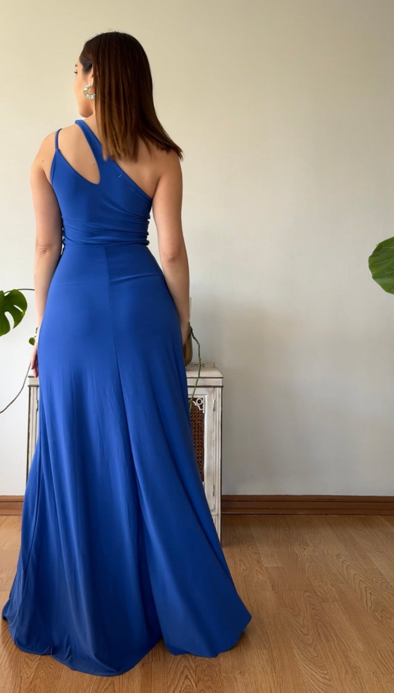 Maxivestido Grecia Azul rey