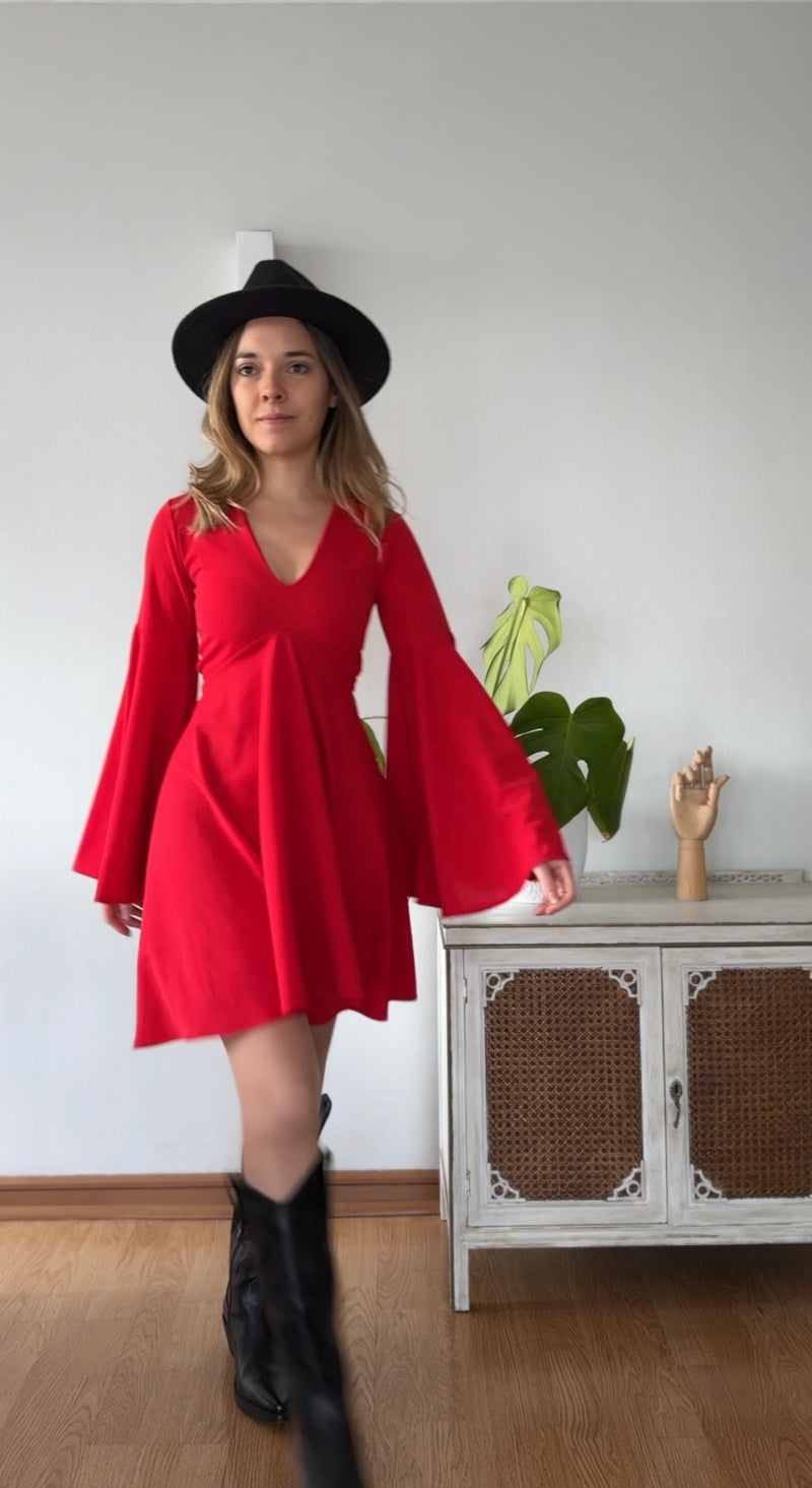 Vestido ADOLFA rojo