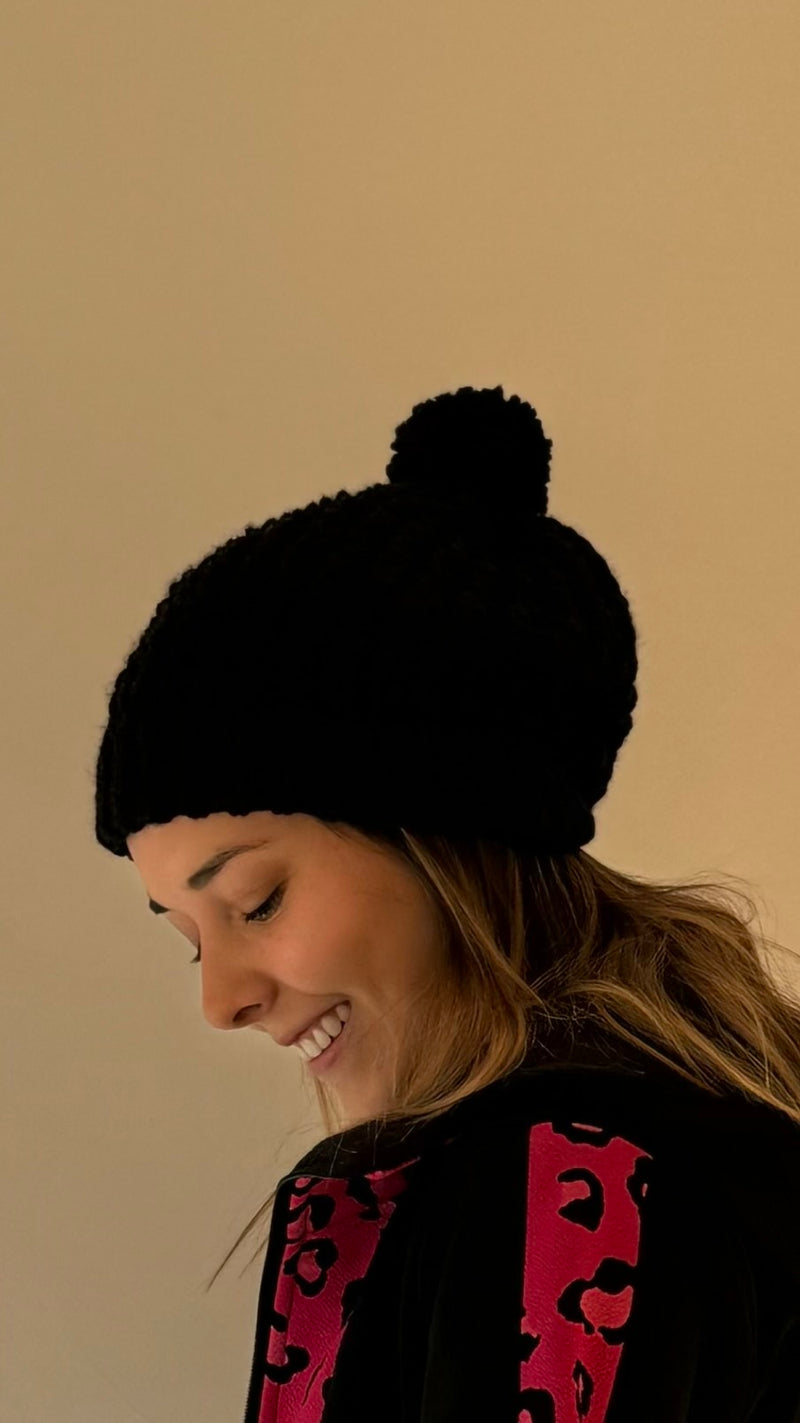 Maxi Beanie Negro