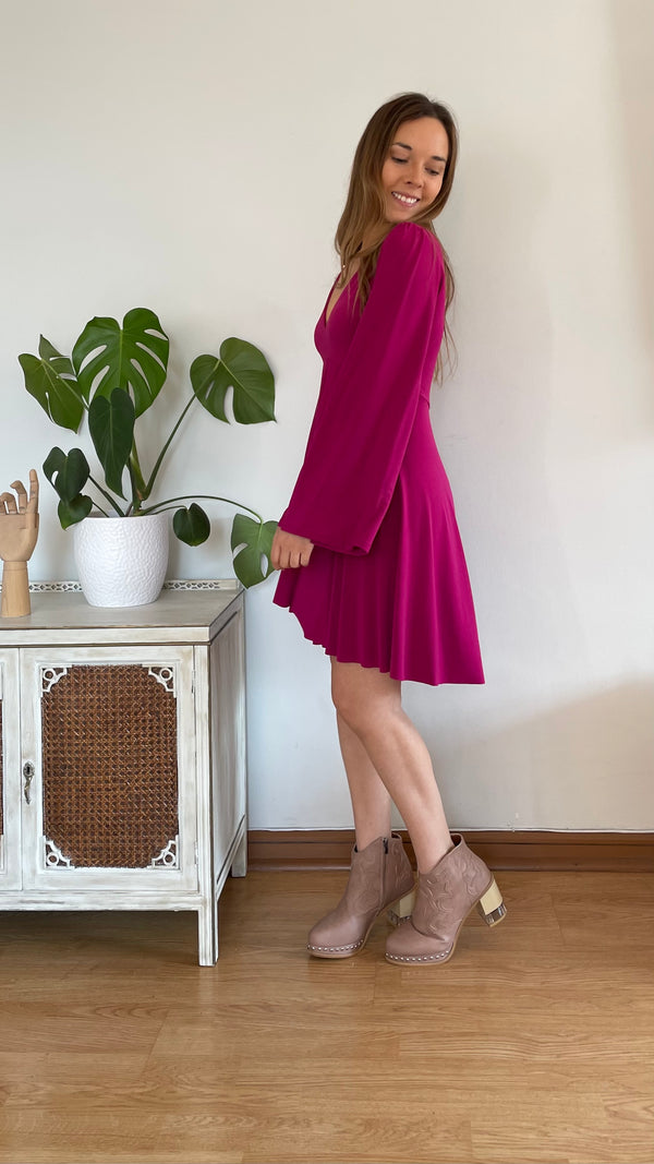 Vestido BERNAT magenta