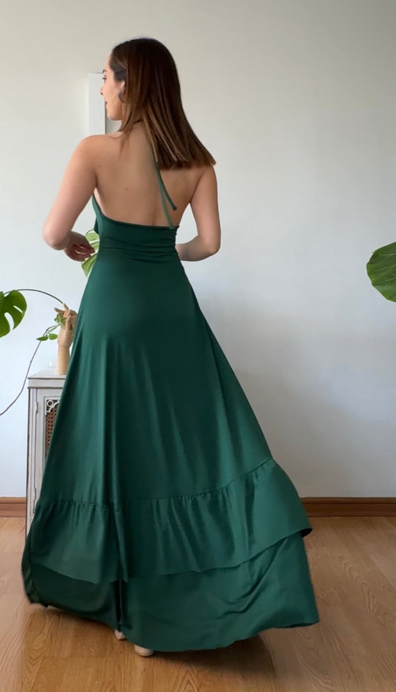 Maxivestido Eclipse Verde