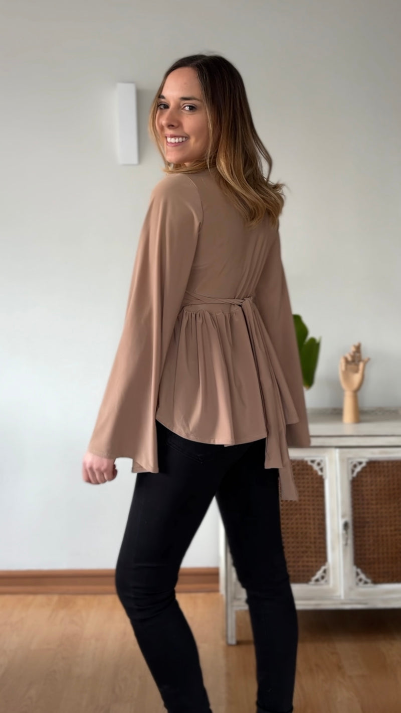 Polera Liz Beige