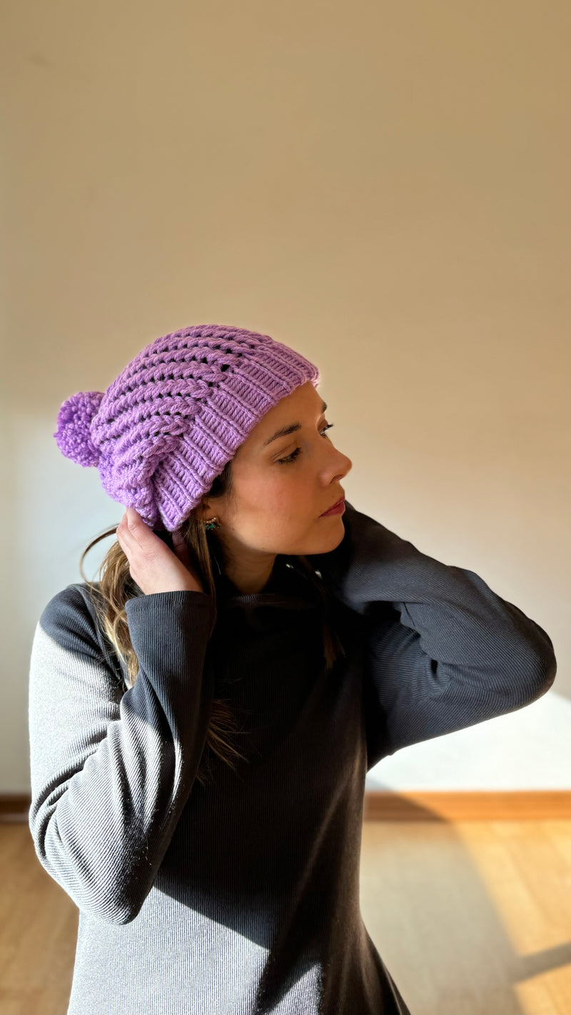 Maxi Beanie Lavanda