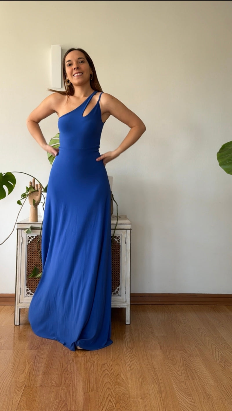 Maxivestido Grecia Azul rey