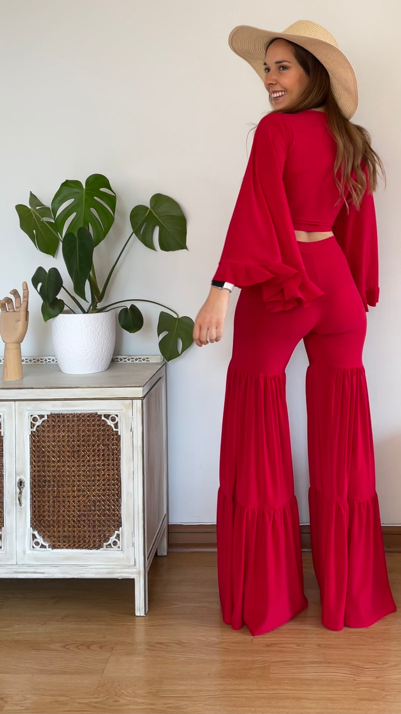 Conjunto Olivia + Sewell rojo