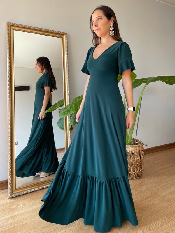 Maxivestido SAONA verde