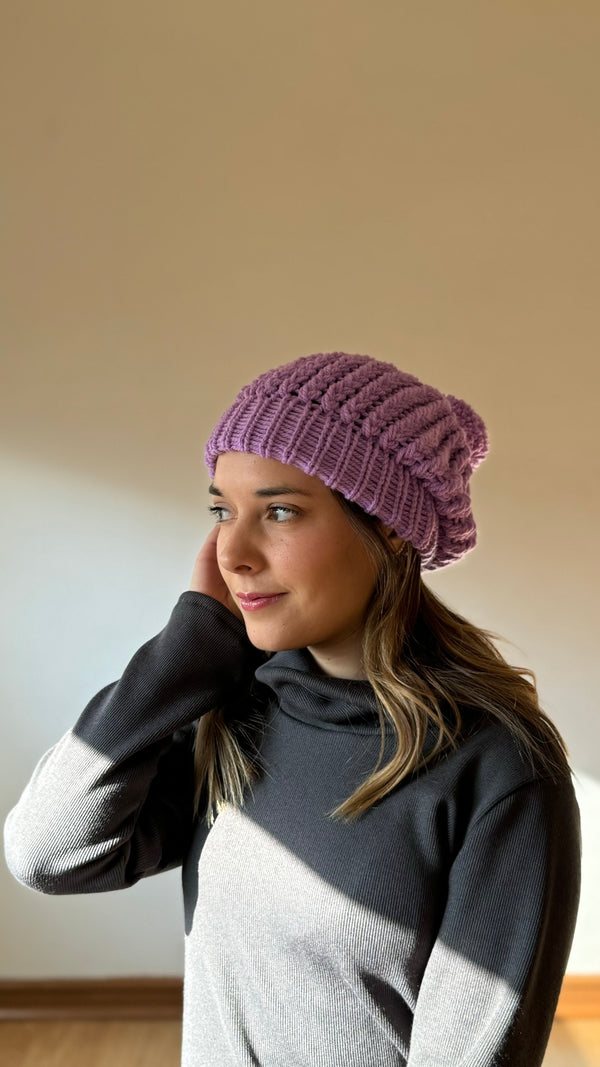 Maxi Beanie Lavanda