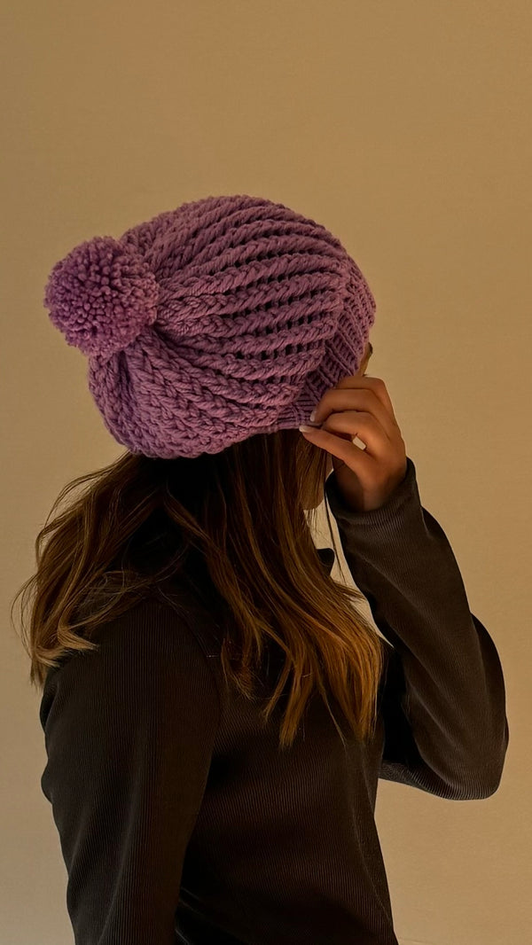 Maxi Beanie Lavanda