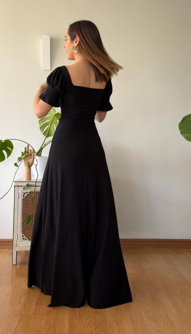 Maxivestido Palermo negro