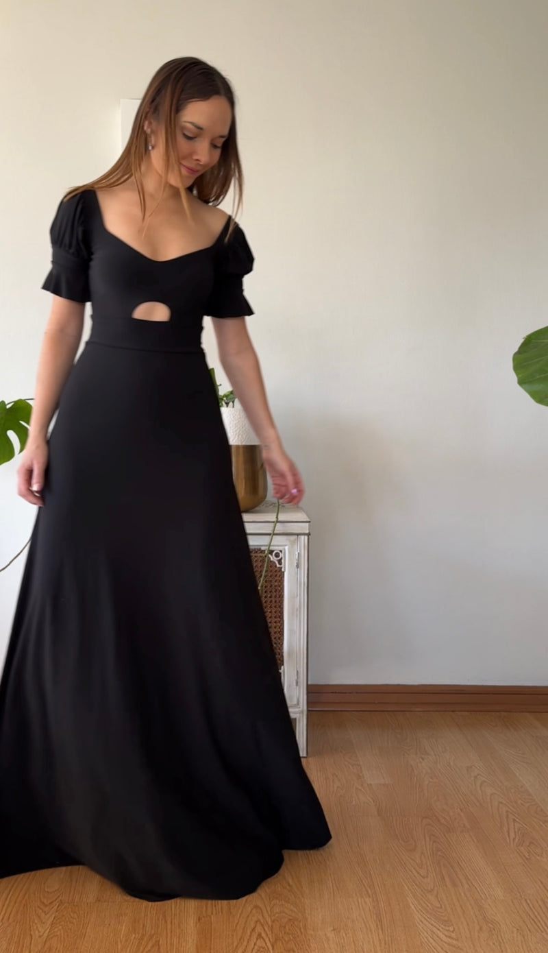 Maxivestido Palermo negro