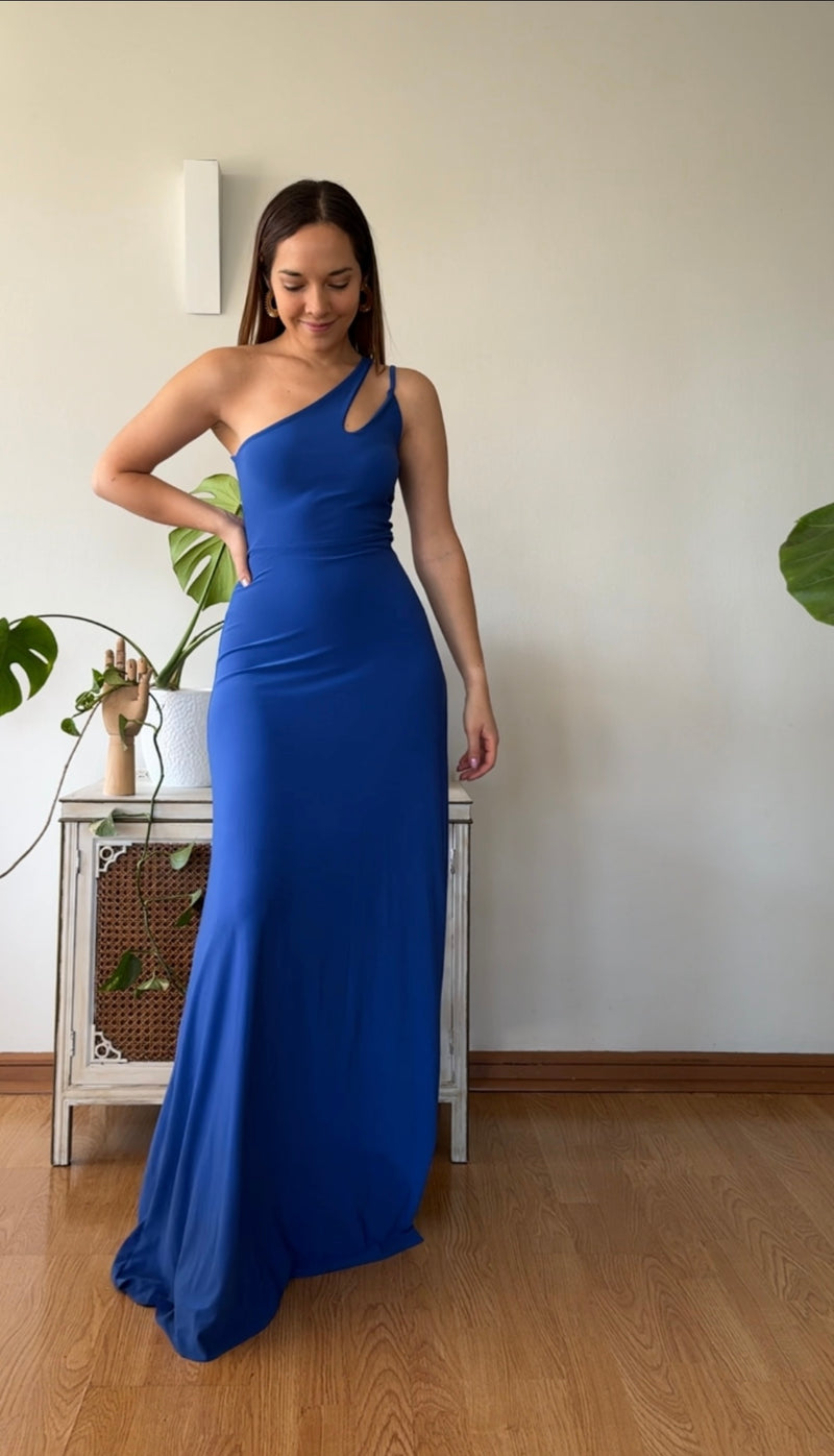 Maxivestido Grecia Azul rey