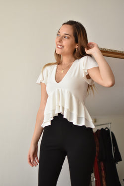 Polera Adolfa Blanca