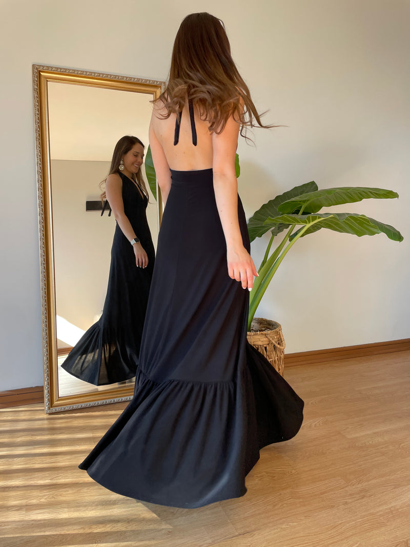 Maxivestido Rufina negro